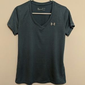 Underarmour Women's Blue V Neck Tee